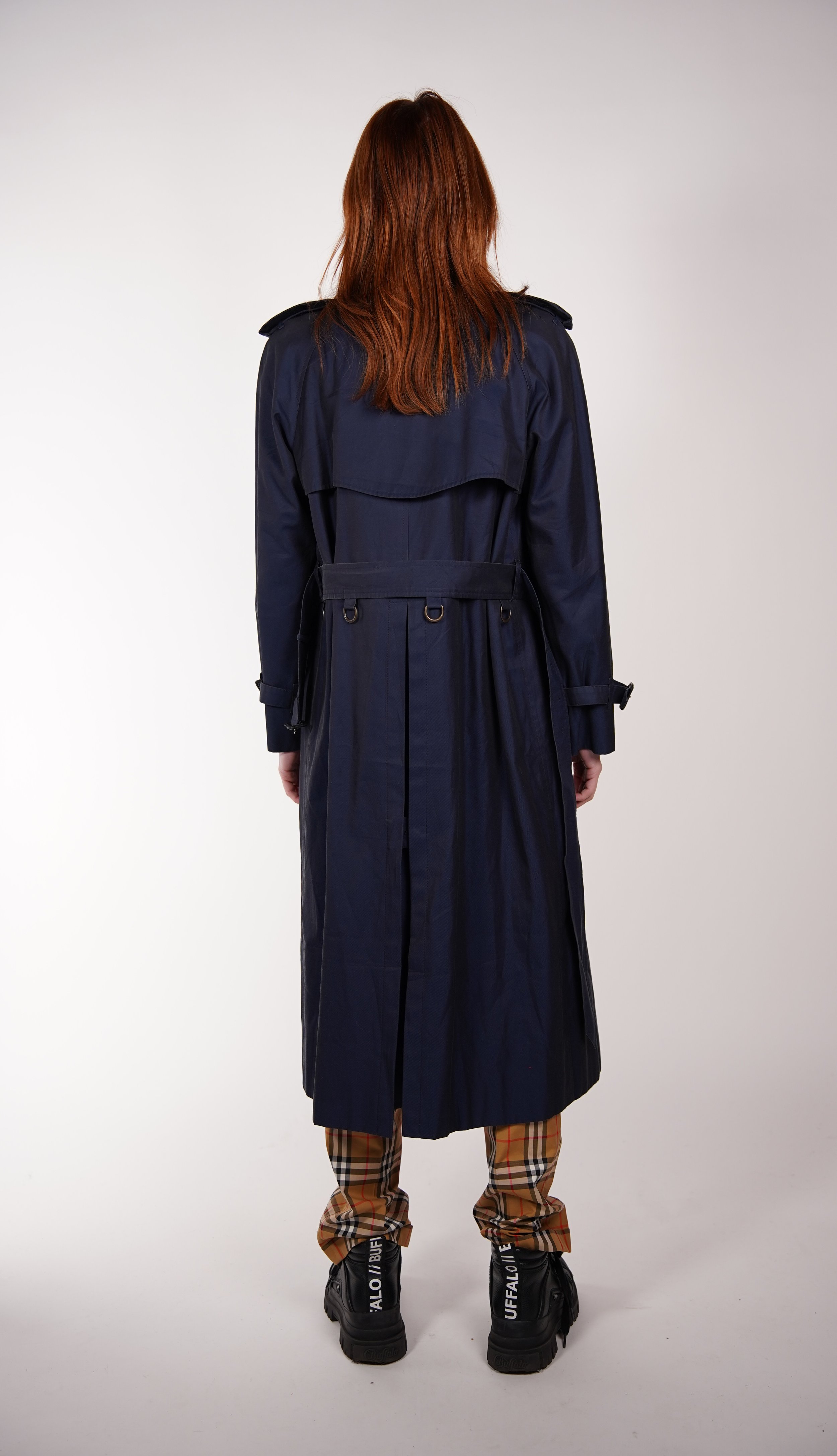 Burberry Vintage Double Breasted Trench Coat — Check It Vintage
